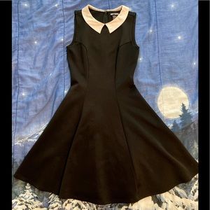 Hot Topic White-Collared Black Dress